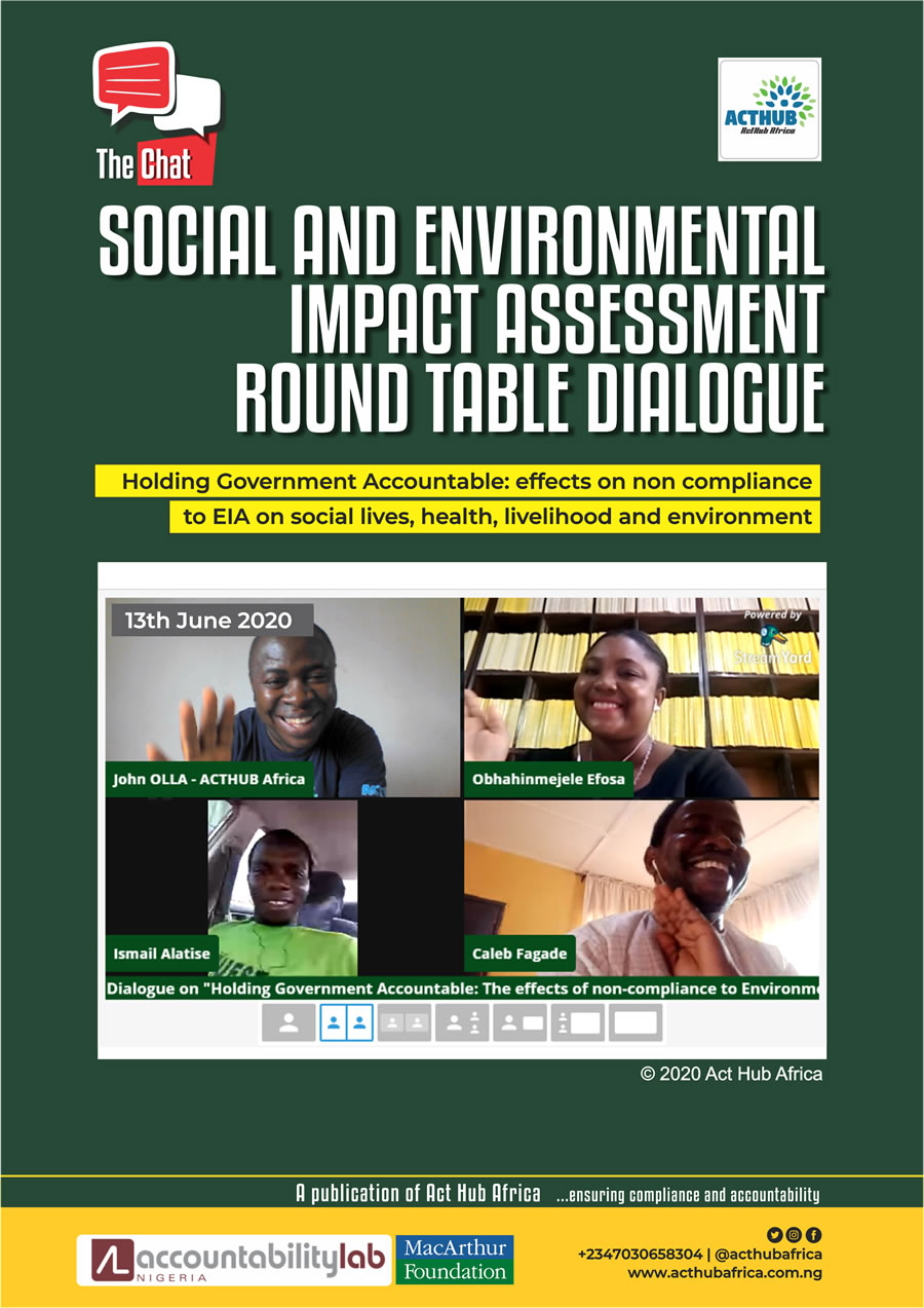 Social and Environmental Impact Assessment Round Table Dialogue